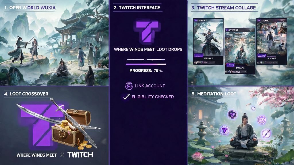 Guide: Where Winds Meet Twitch Drops, Unlock Exclusive In-Game Rewards